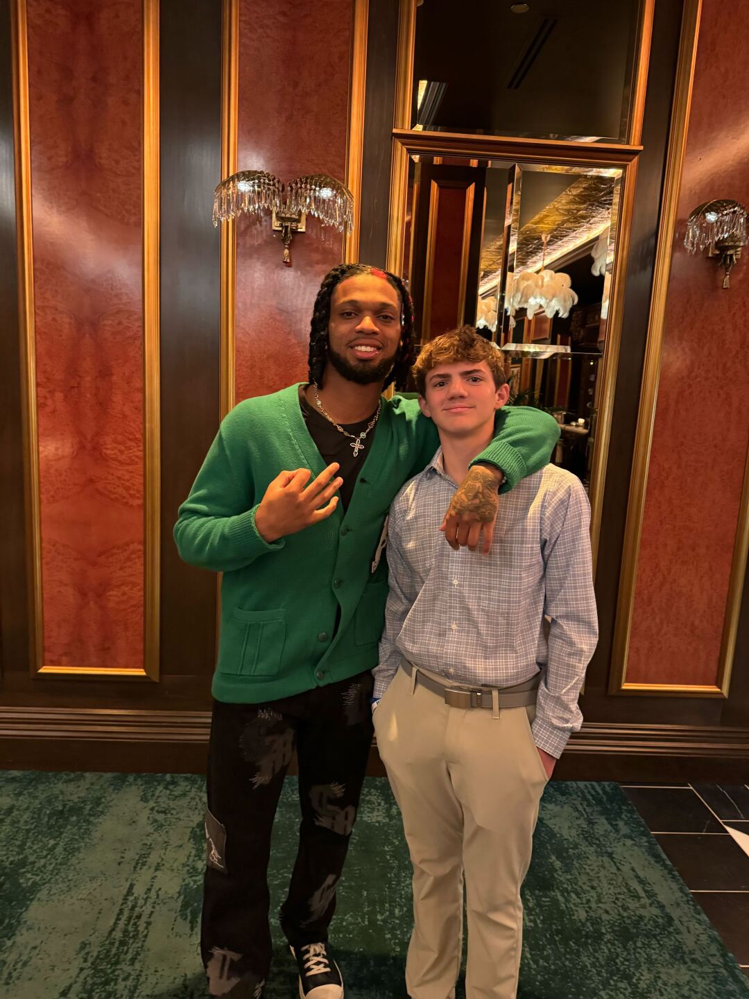 DINNER WITH DAMAR HAMLIN