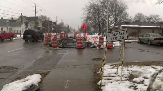 sidewalk closed.JPG