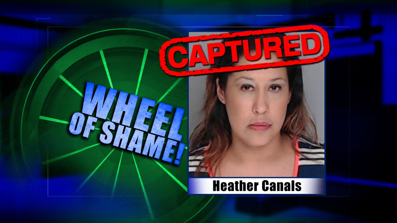 Wheel Of Shame Fugitive Arrested: Heather Canals