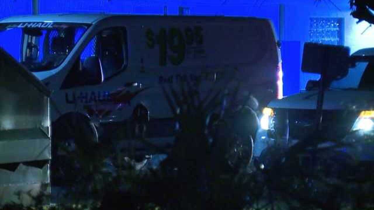 Lee County deputies investigate U-Haul van