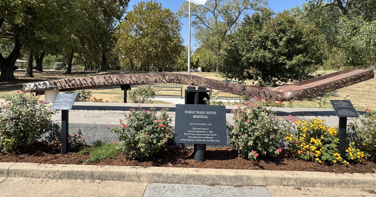 'It tells a story': Piece of World Trade Center sits in Bixby