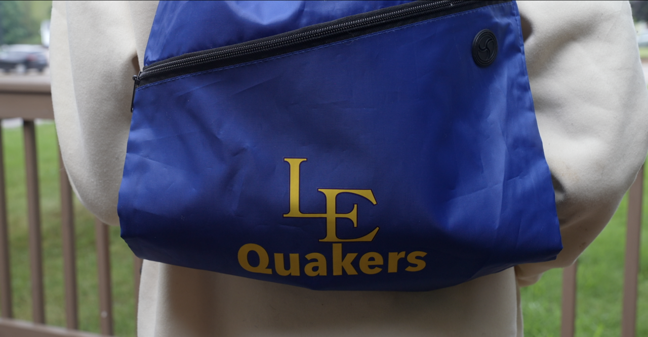 LE Quakers backpack