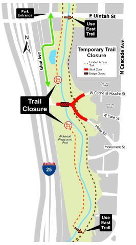 Greenway Trail closure changes routes through Monument Valley Park