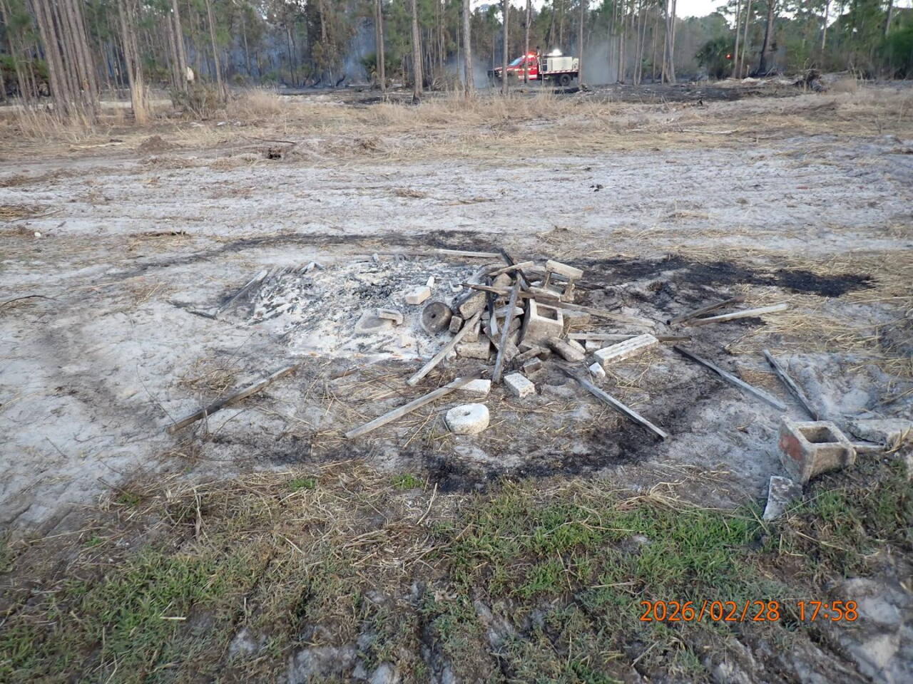 Yellow Creek Preserve fire