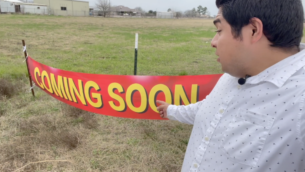 Mystery 'Coming Soon' sign in Snook sparks town-wide guessing game