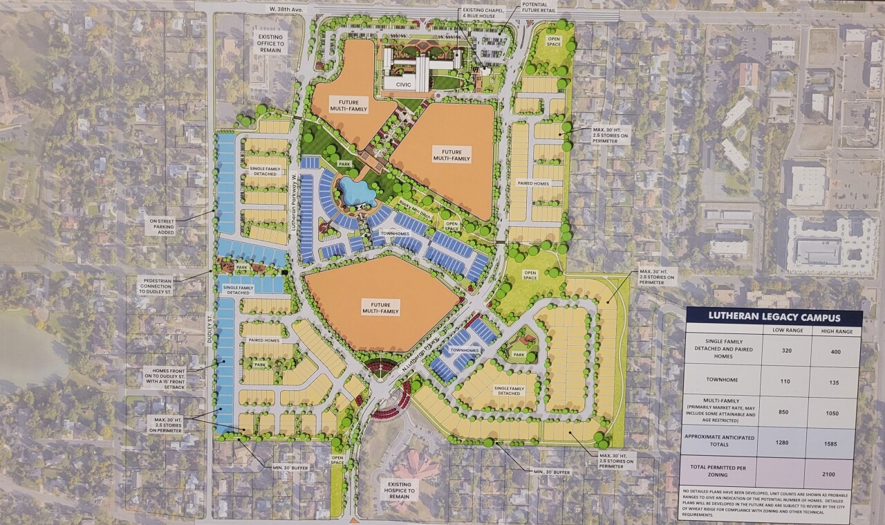 Renderings of Lutheran Legacy Campus