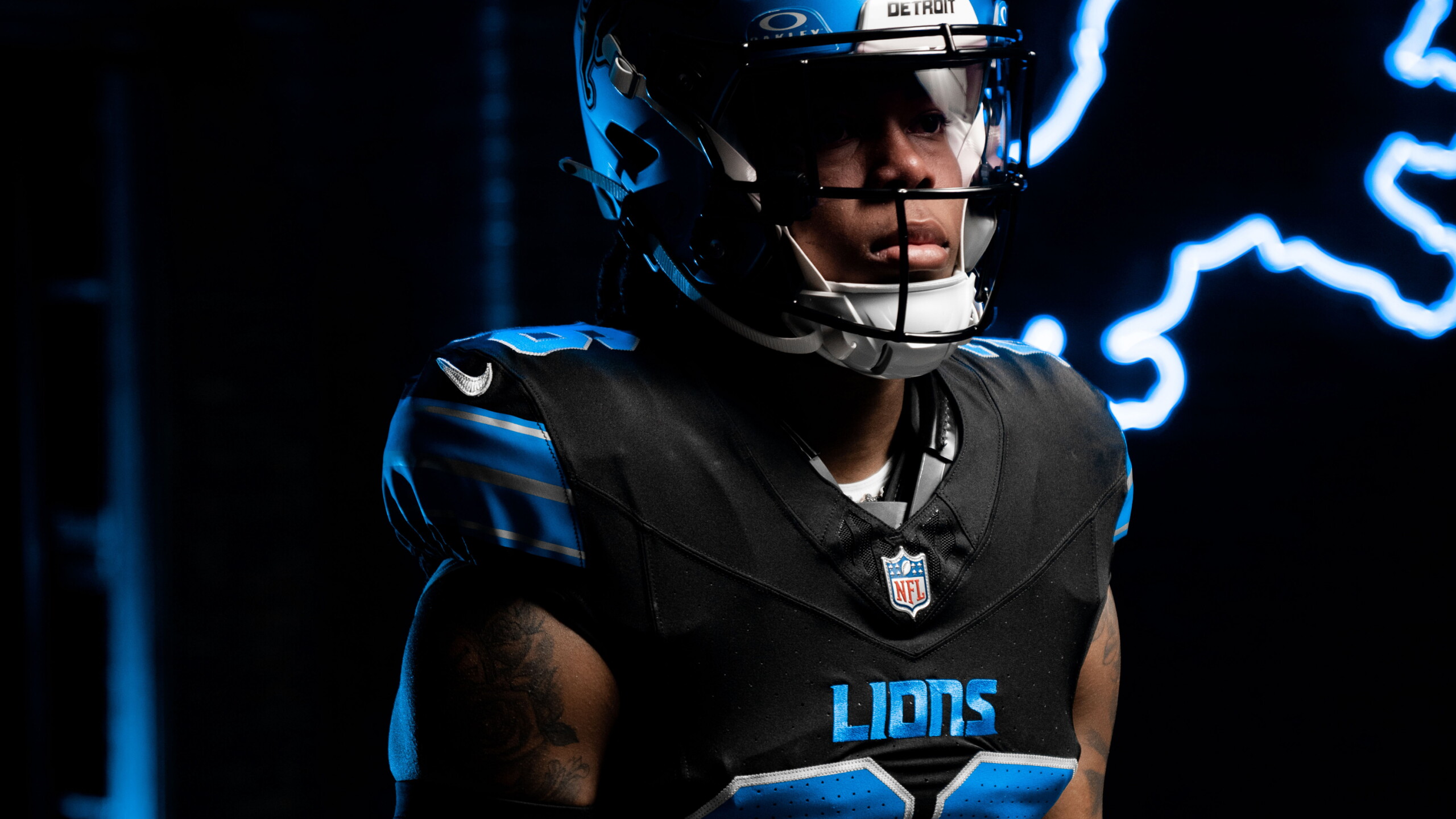 PHOTOS See The New Detroit Lions Uniforms Including The Black Alternates photos-see-the-new-detroit-lions-uniforms-including-the-black-alternates