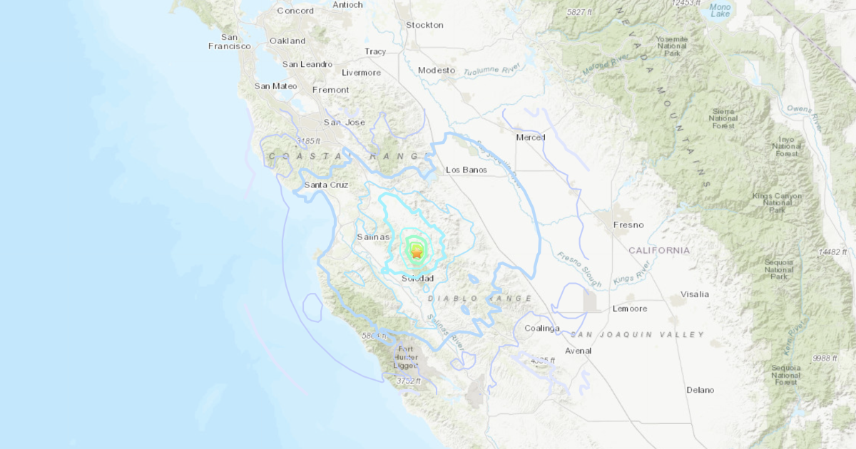 A 4.3 magnitude earthquake shakes central California