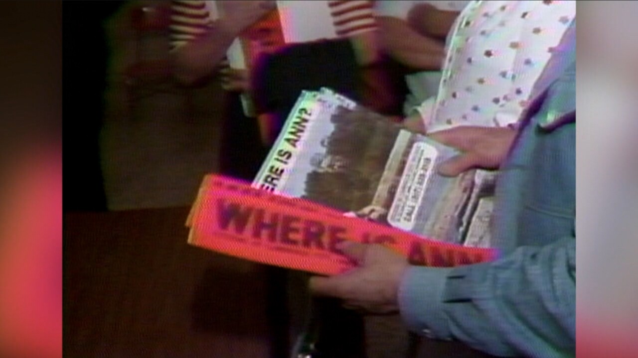 Stickers and fliers ask, Where is Ann?