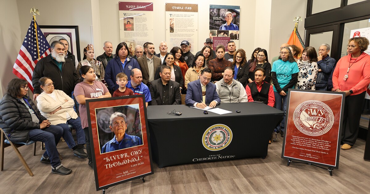 Cherokee Nation language preservation Cherokee Nation language preservation