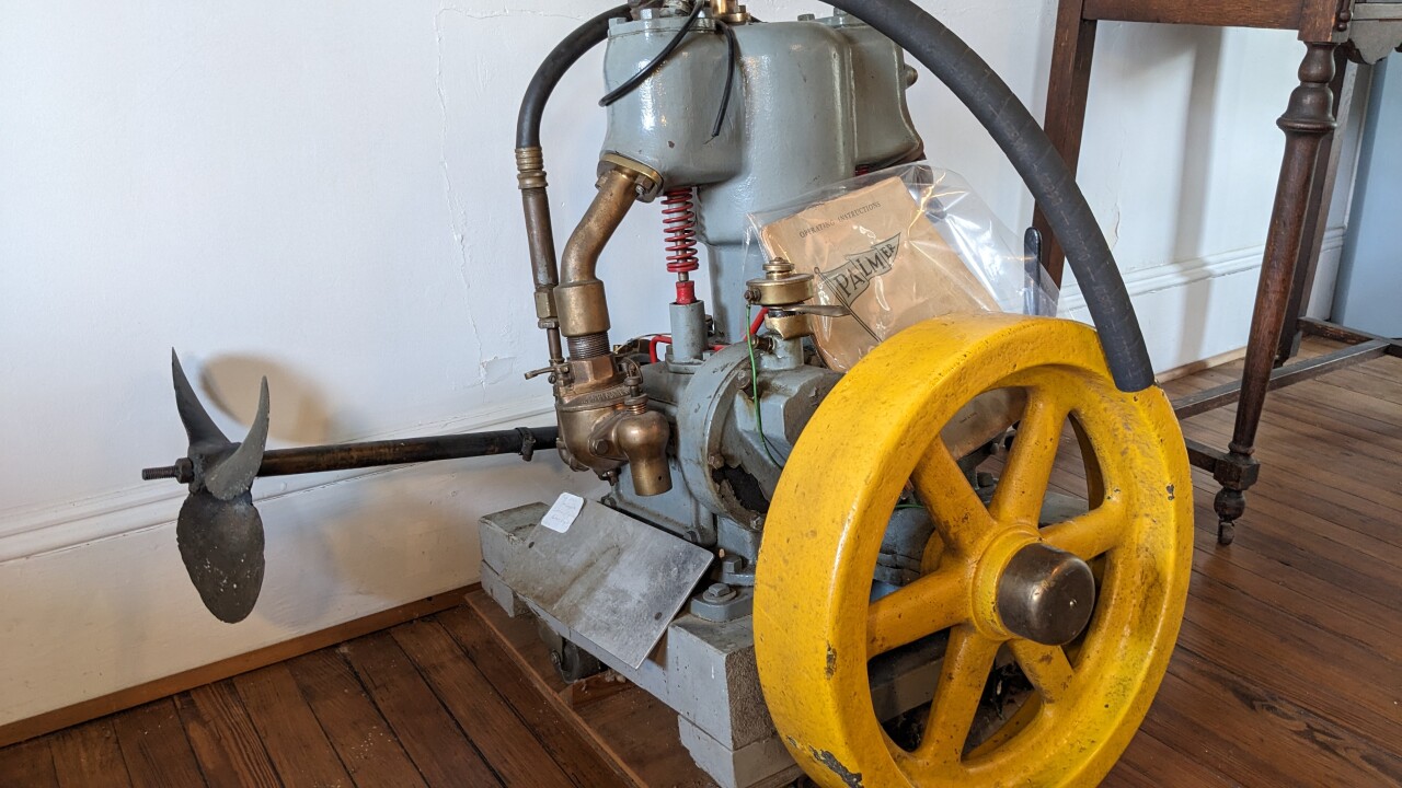 Poquoson Museum Palmer engine