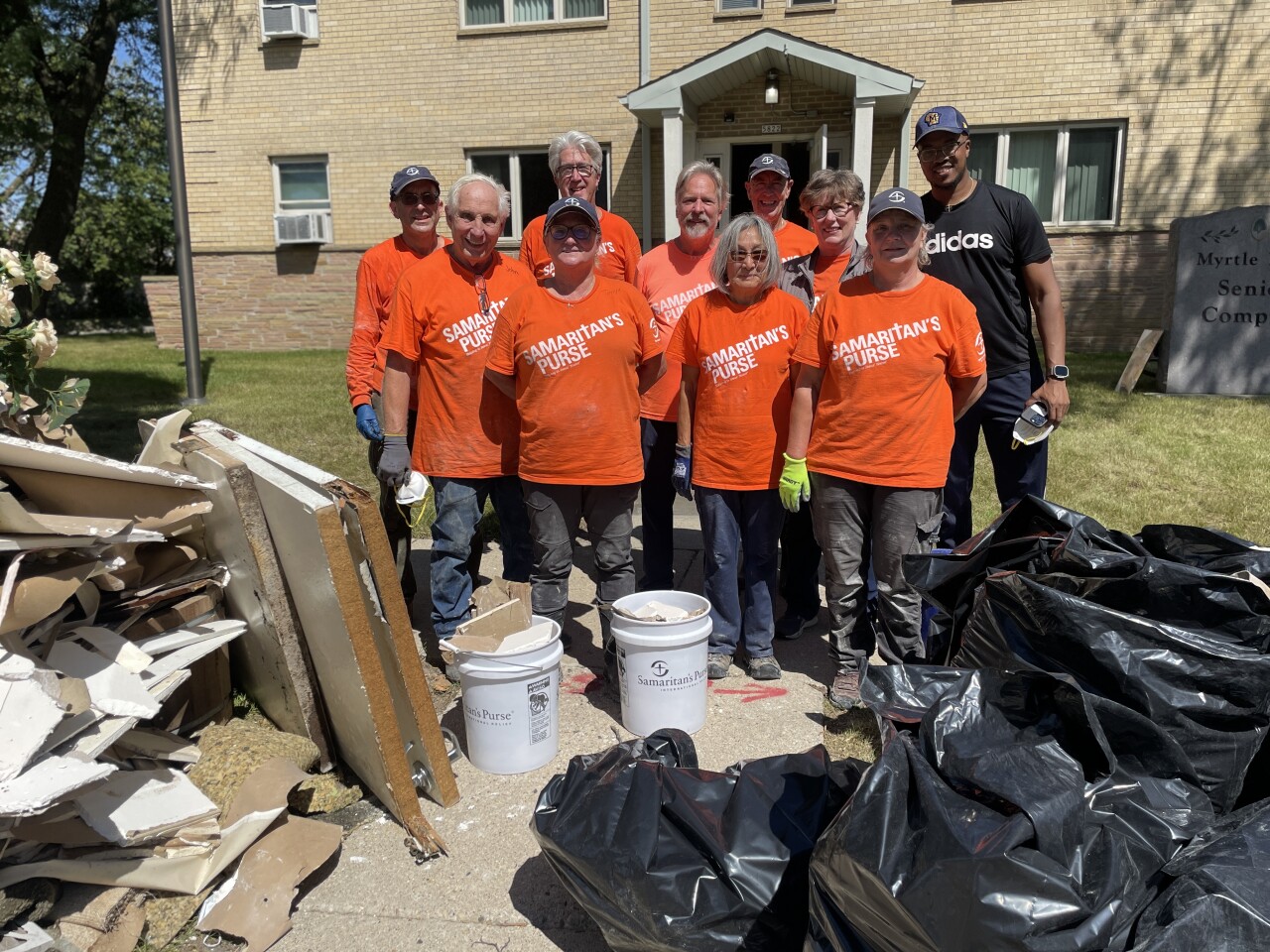 Volunteers say there are still more than 300 flood-related work orders in Milwaukee, and Samaritan's Purse plans to keep crews here as long as needed.