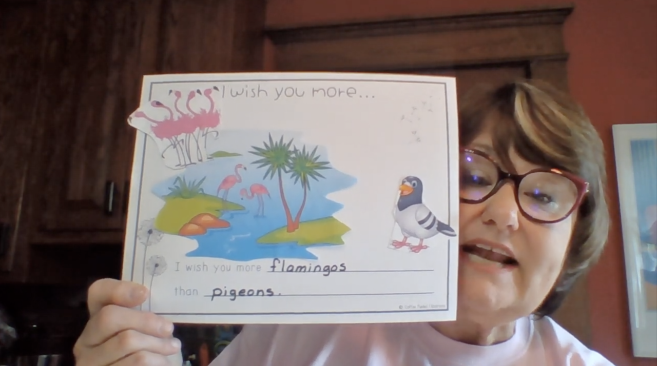 Marsha Waymire was teaching her students virtually