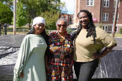 Organizers and participants in the Sankofa Children's Africa Festival