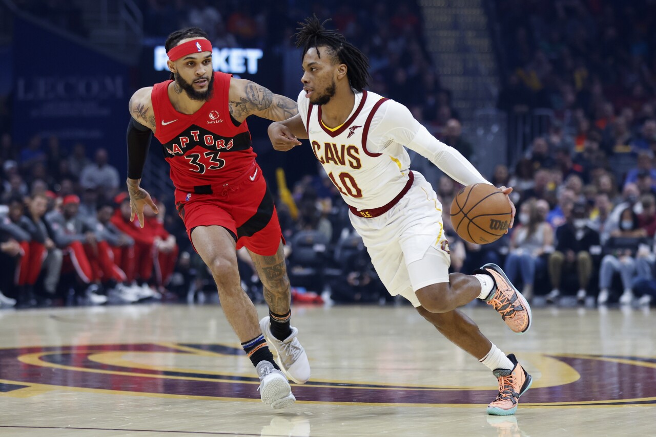 Cavs Raptors Darius Garland