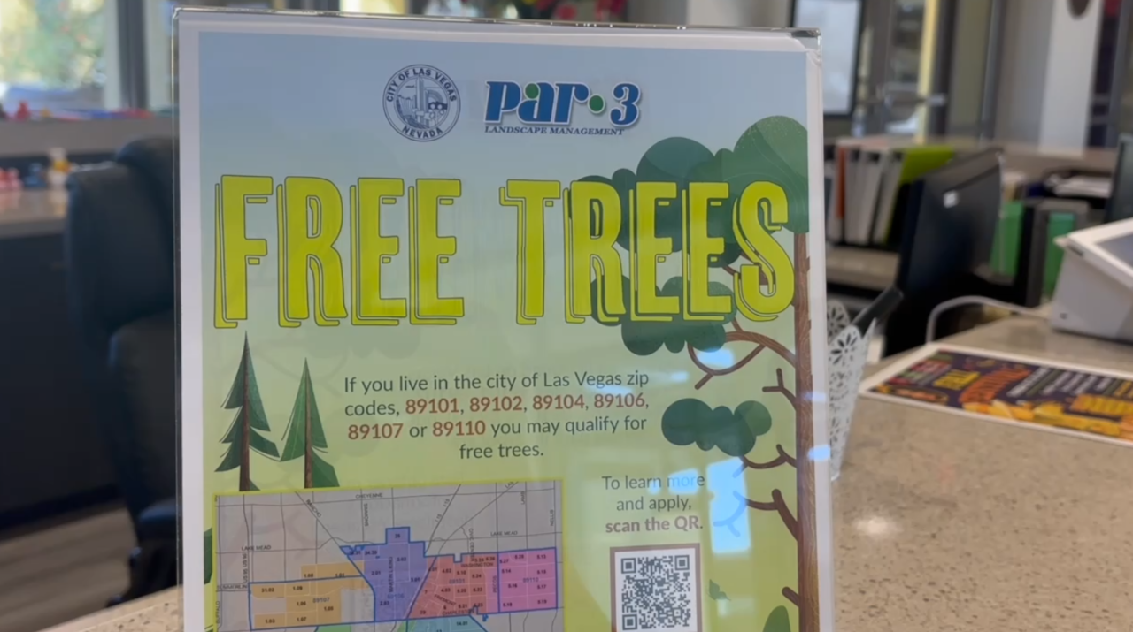 Las Vegas looks to thousands of new plants to bring shade to city’s east side
