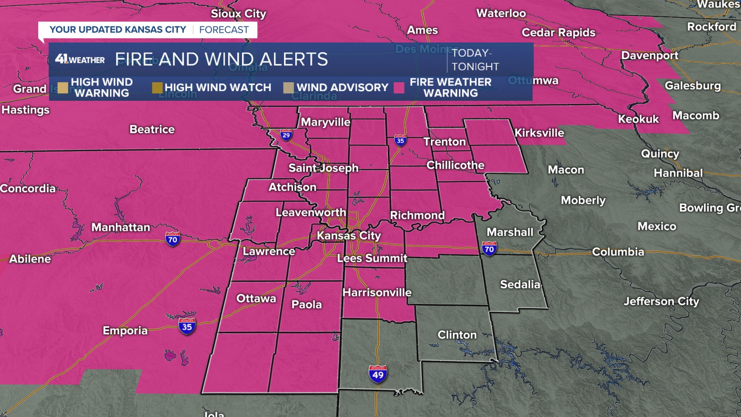 KSHB 41 Weather Blog | Windy warming trend then increasing rain, t ...