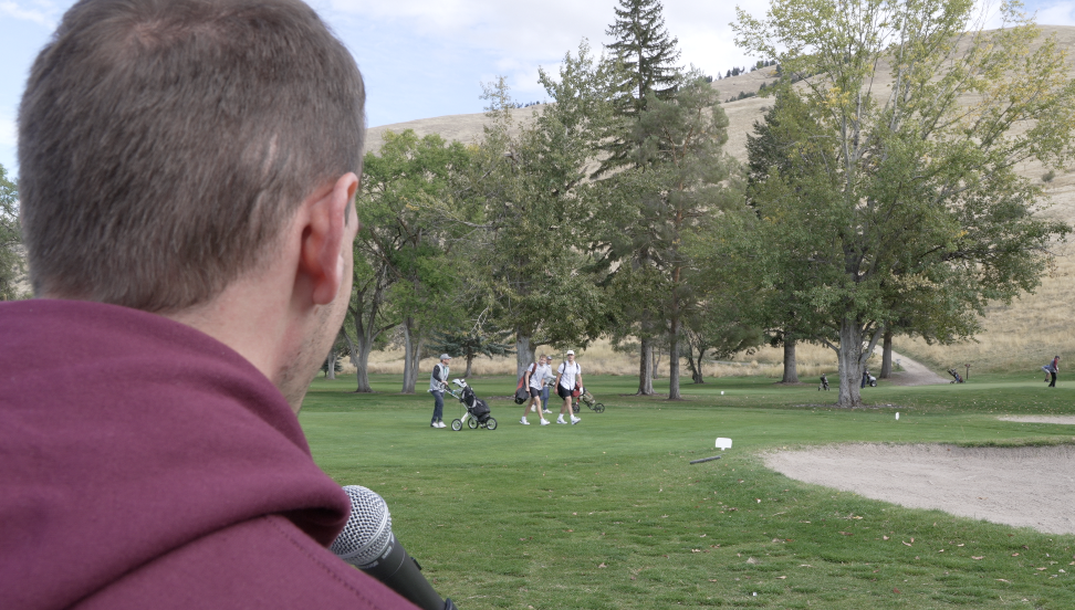 The Zoo Crew made their presence known at the "heckling hole"