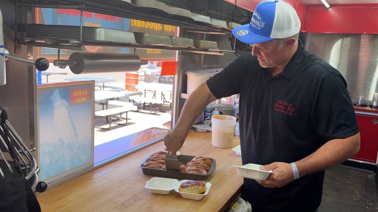Final touches before the Mid-State Fair opens