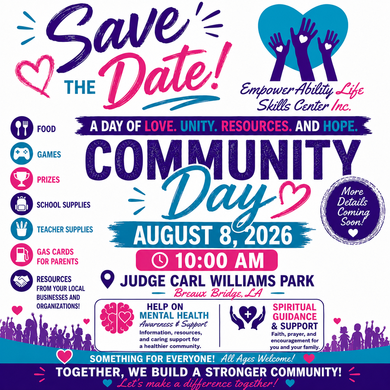 Free community day with EmpowerAbility Life Skills Center
