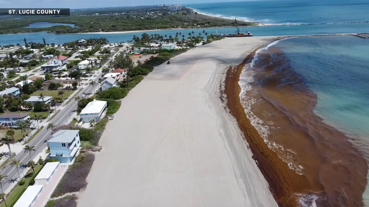 Beach erosion St. Lucie County 