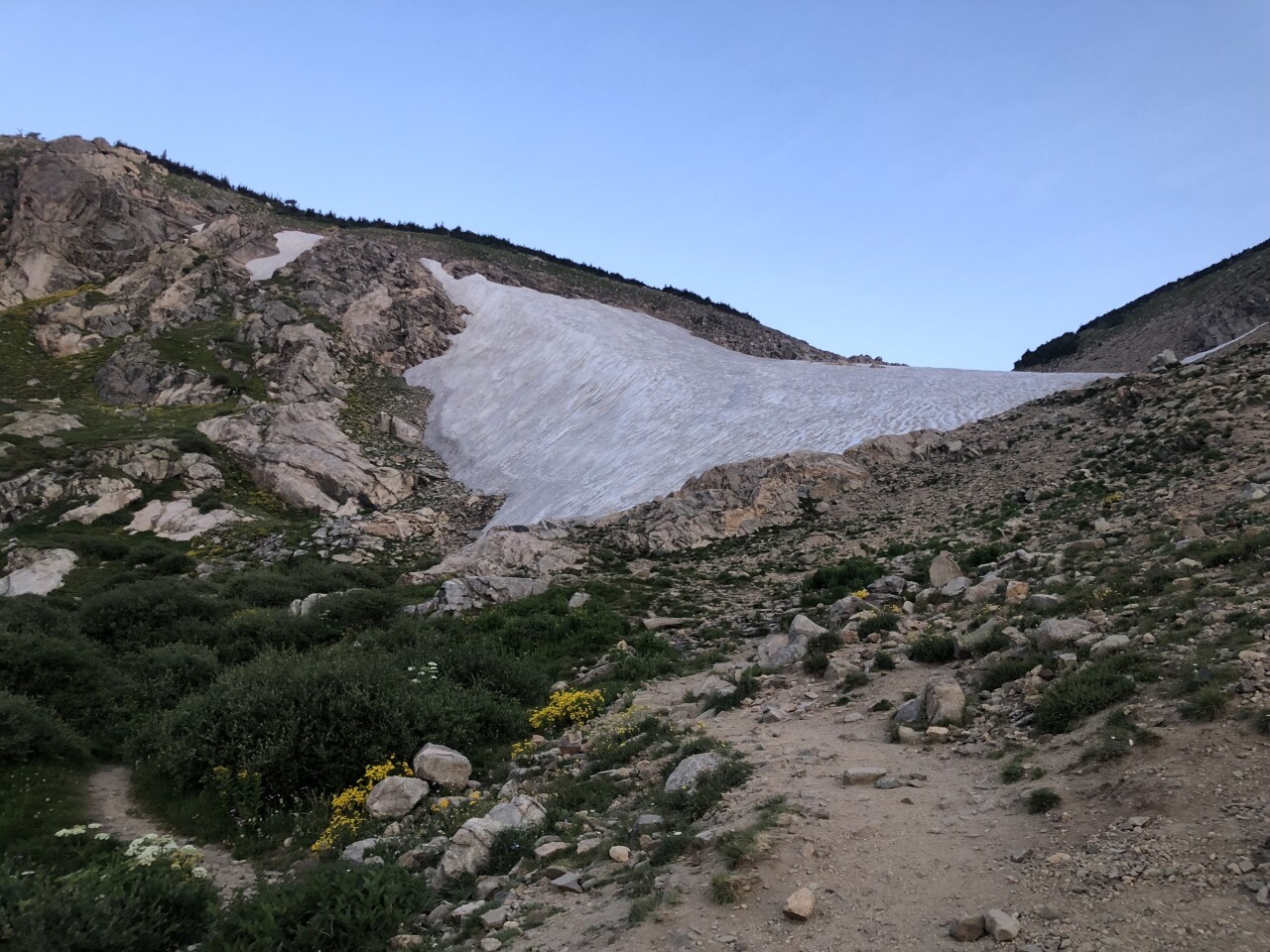 St. Mary's Glacier as seen on Aug. 25, 2019