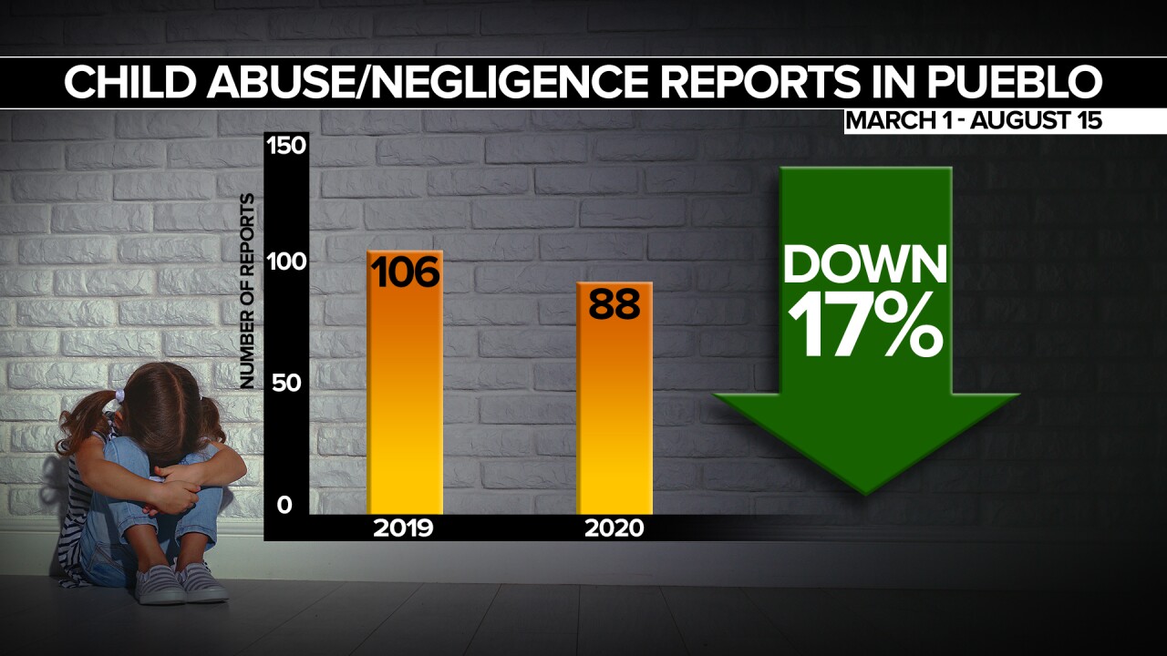 Pueblo child abuse/negligence reports for March 1 - April 15