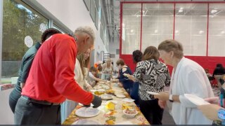 The "Home Away From Home" Thanksgiving luncheon returned this year at the YMCA in Lake Worth, and organizers say it drew their biggest crowd yet.