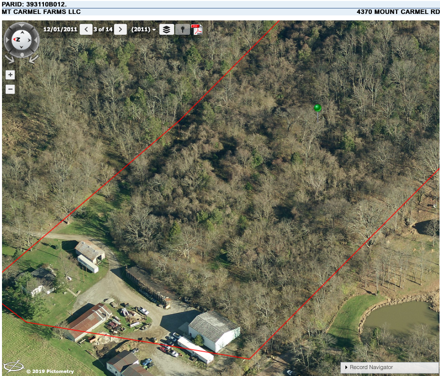4370 Mt. Carmel Road in 2011