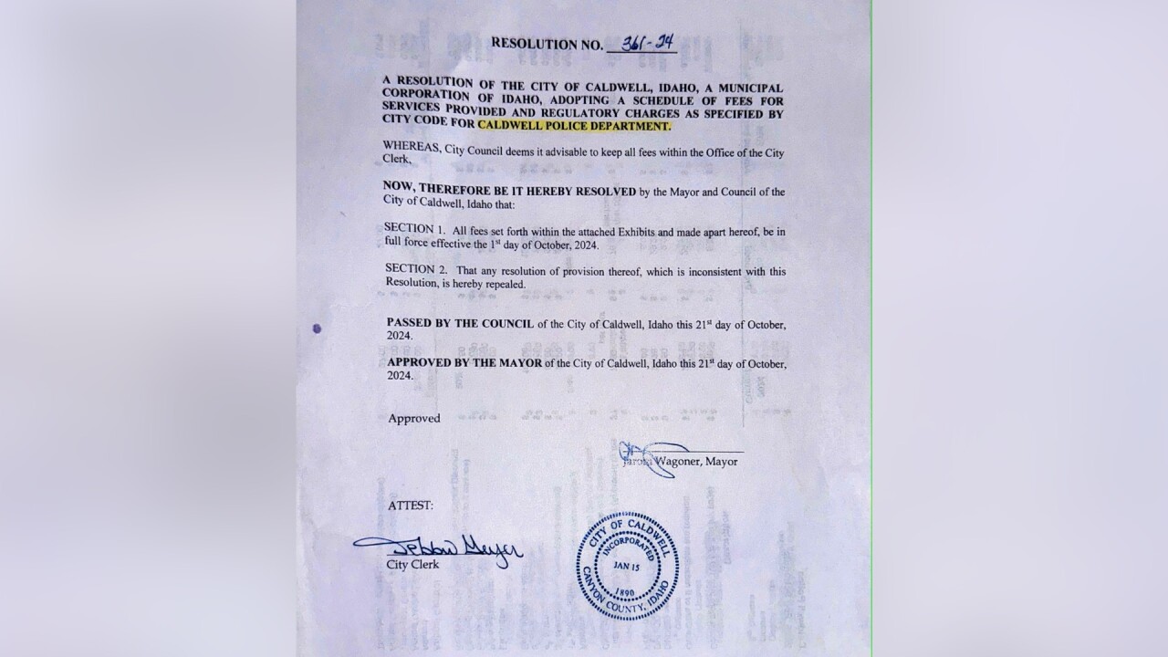 City of Caldwell Resolution No. 361-24