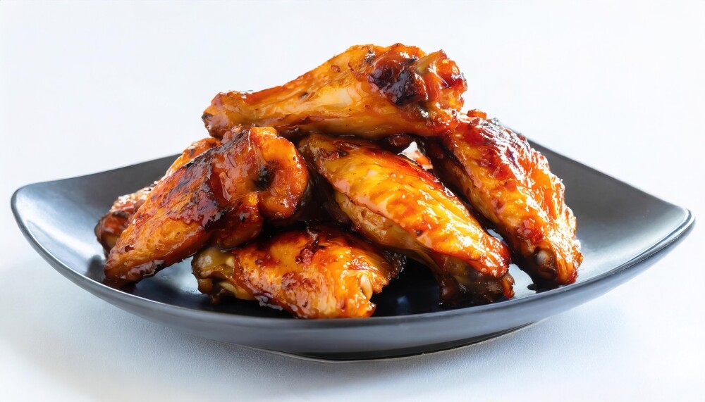 Black,Plate,Of,Deep,Fried,Or,Baked,Naked,Not,Breaded