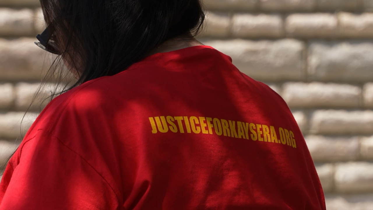 Kaysera Stops Pretty Places' vigil