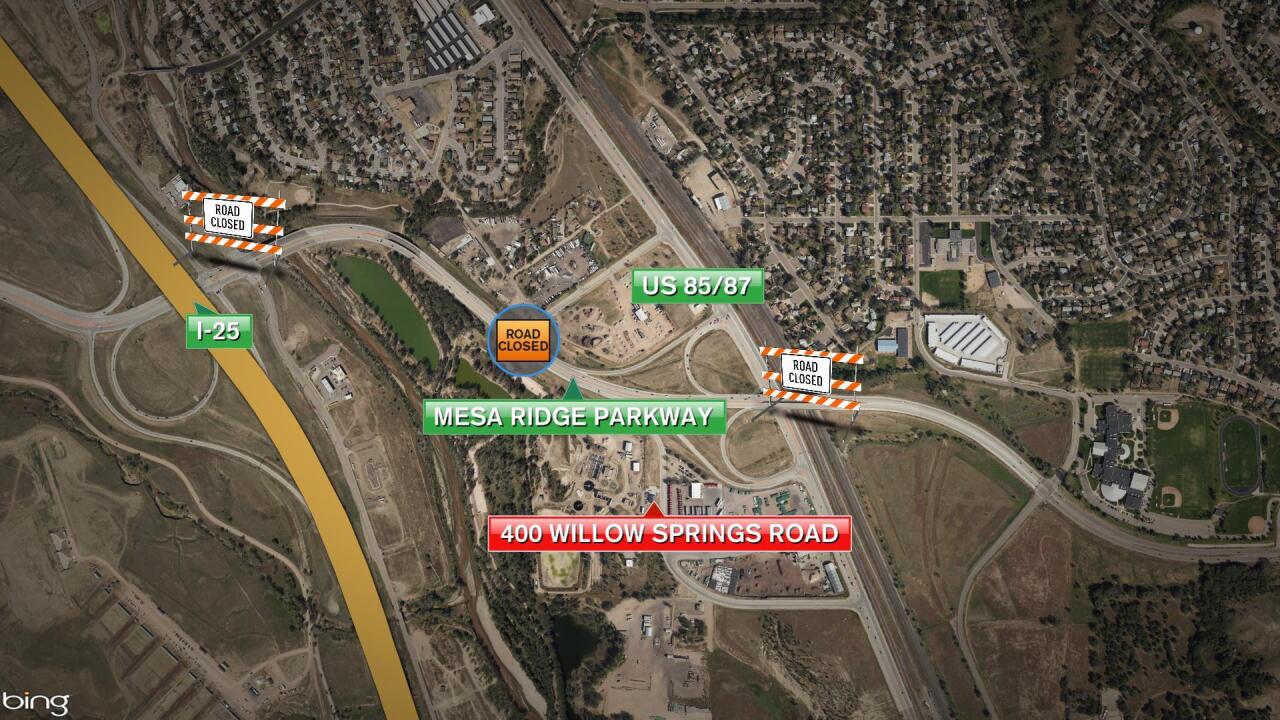 Area of 400 Willow Springs Road