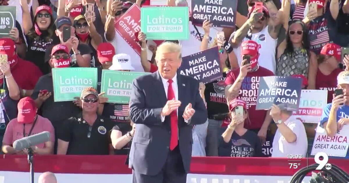 Tu Foundation Rally Trump Tucson rally draws over a thousand, supporters talk COVID-19