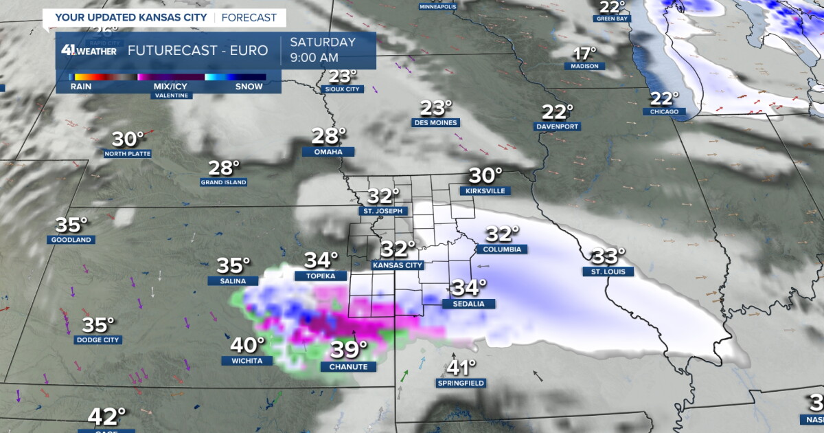 KSHB 41 Weather Blog | Preparing for cold Thanksgiving, 1st snowfall of ...