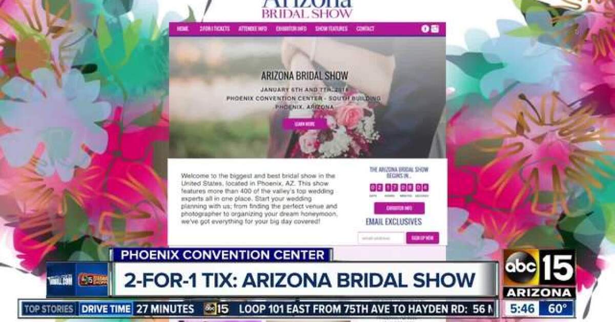 Score twoforone tickets to Arizona Bridal Show
