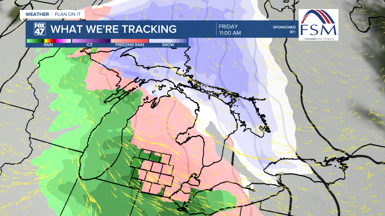 Beginning early Friday, we could see some rain and wintry mix move through our neighborhoods