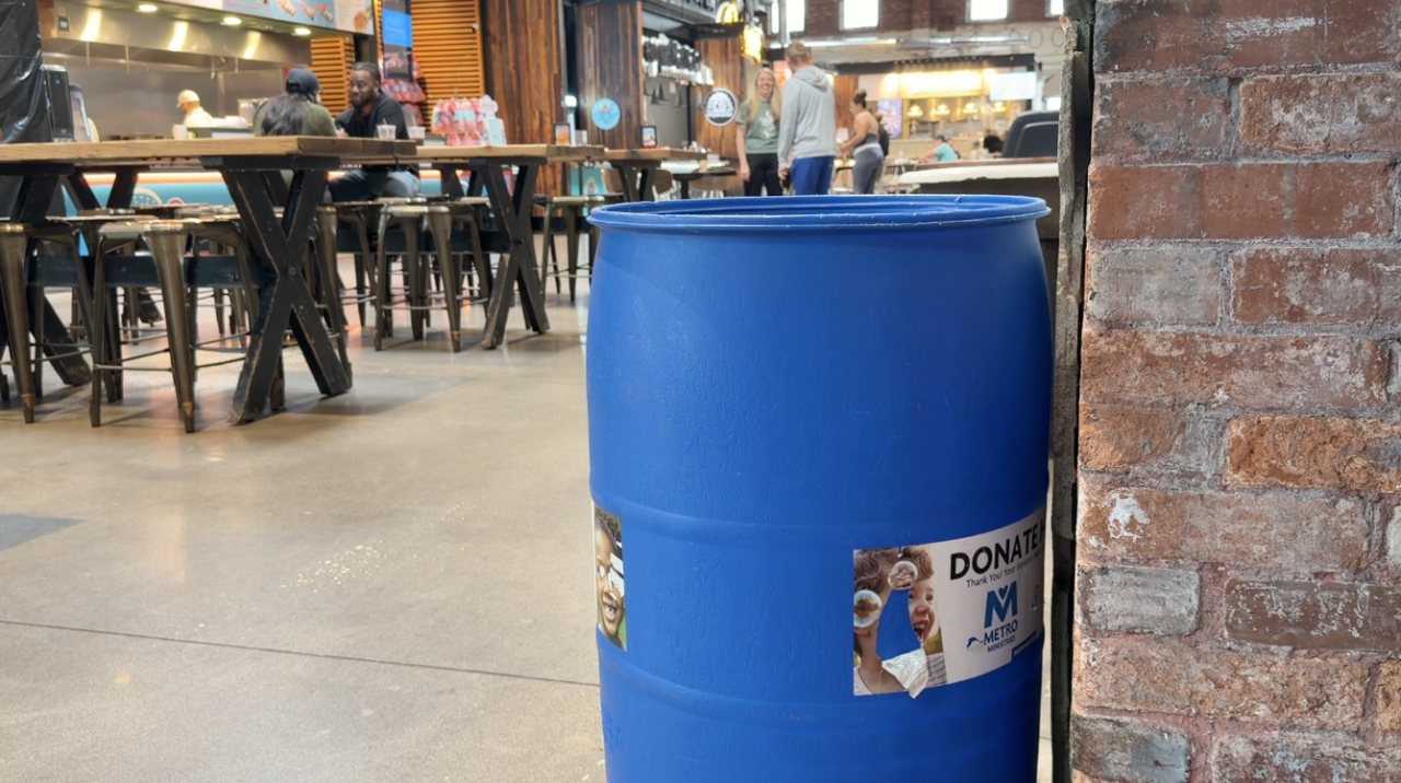 Metropolitan Ministries Donation Bin