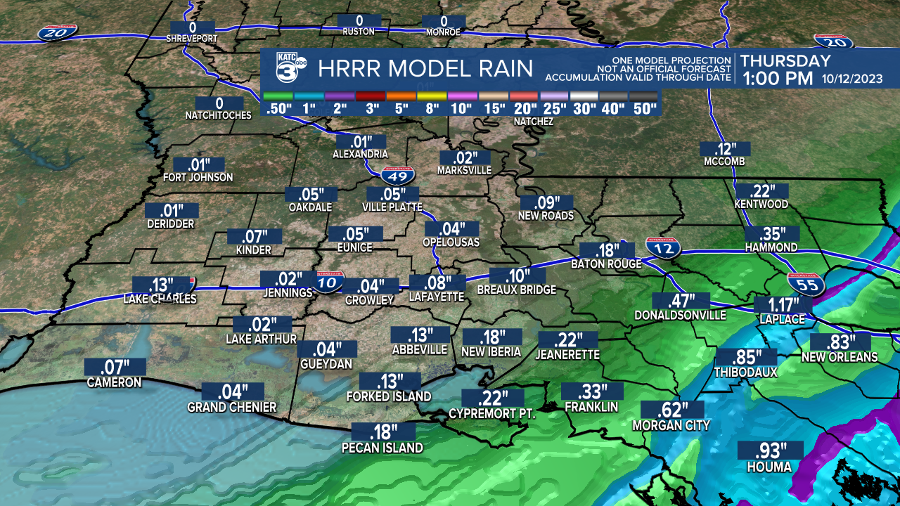 Extended HRRR Accumulation Acadiana.png