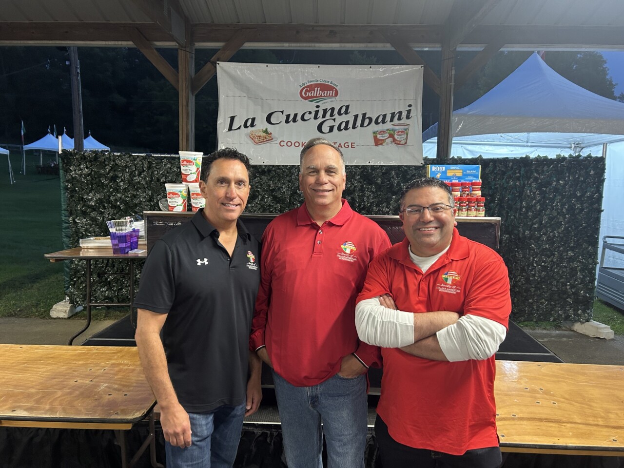 Festival organizers: Elio Scaccio, Joseph Papa and Larry Noto