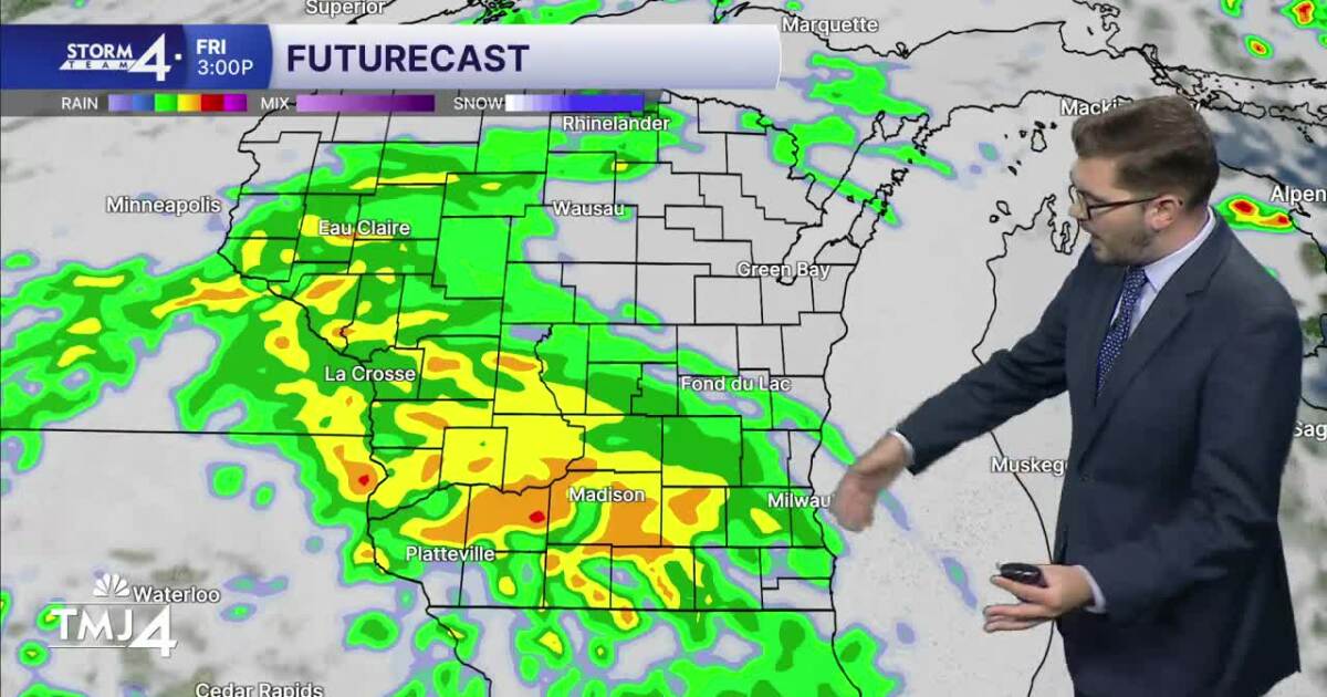 Southeast Wisconsin weather: Soaking rain on the way