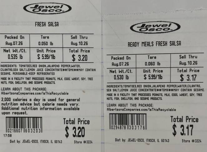 albertsons recall 2
