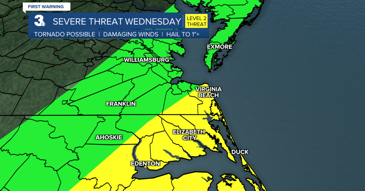 Patrick's First Warning Forecast: Severe storms possible as cold front ...