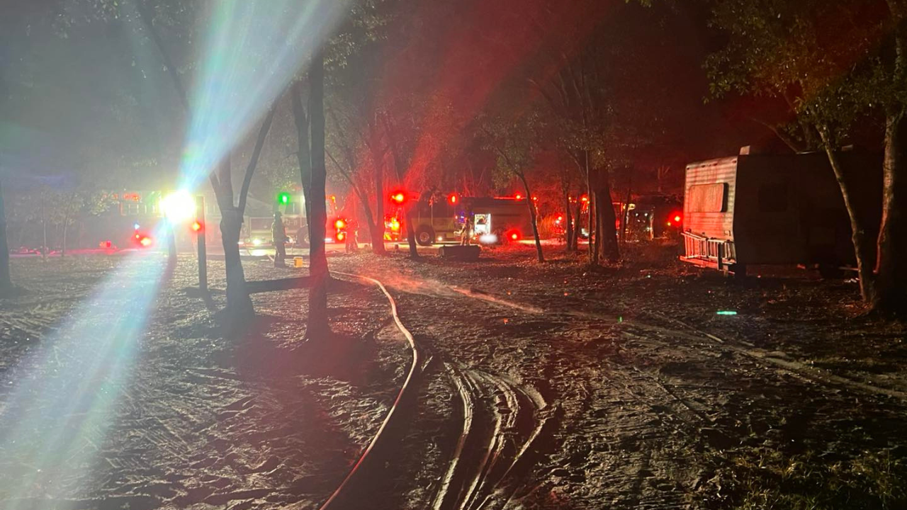 2 airlifted to burn center after RV fire in Hernando County: HCFR