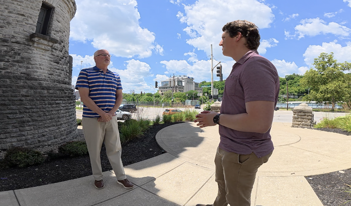 WCPO 9 News Reporter Sam Harasimowicz and Chris Kendall