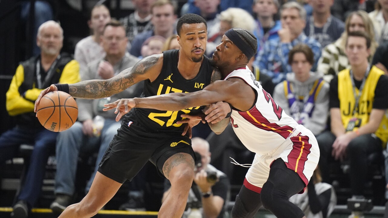 Sexton scores 22 points, George has big 4th in Jazz's 117-109 win over Heat