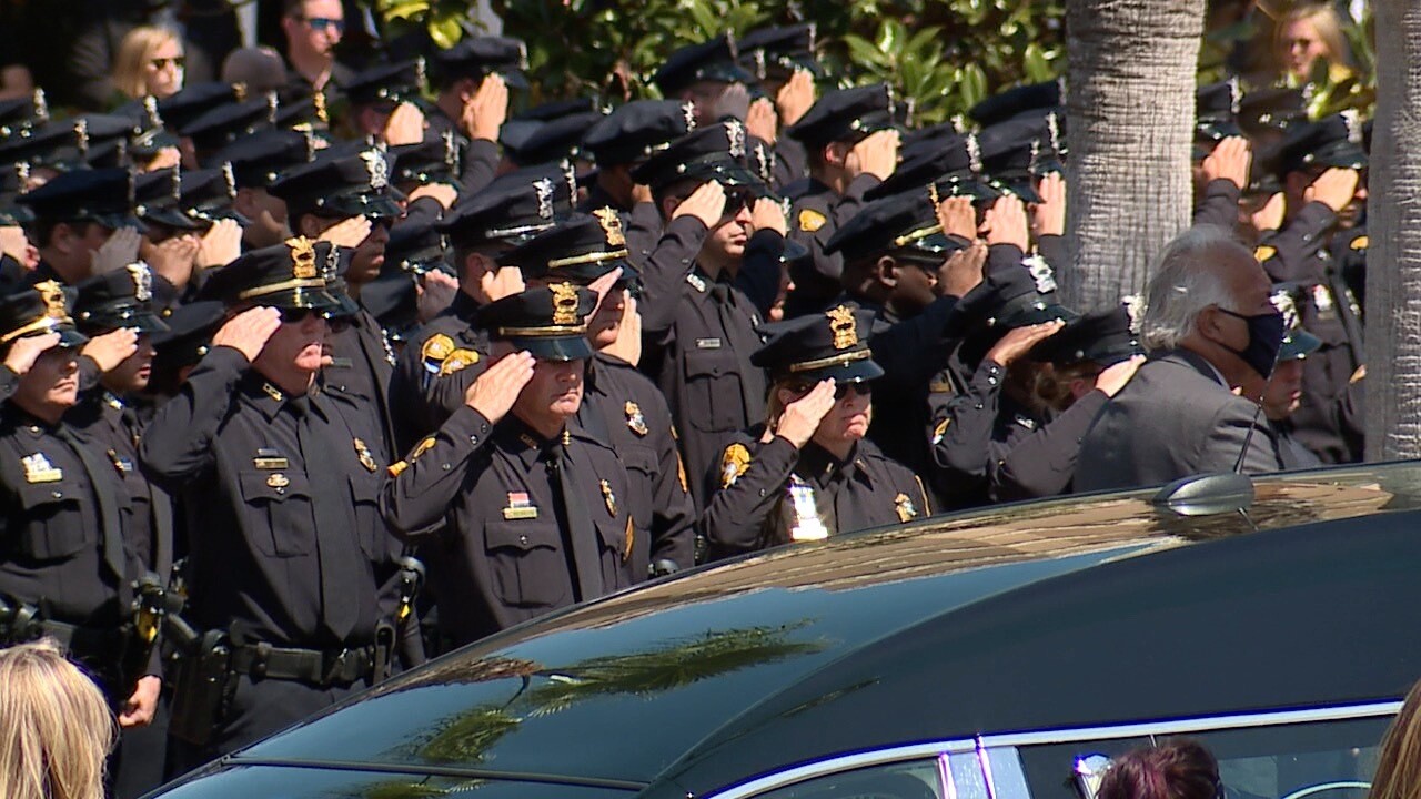 Photos: Funeral services for Tampa Master Patrol Officer Jesse Madsen