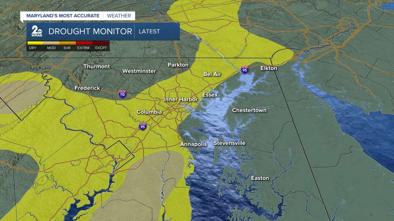 Maryland drought conditions