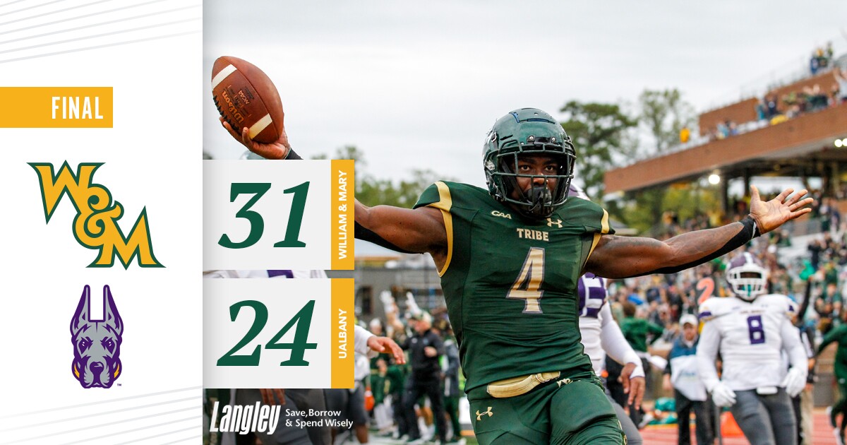 William & Mary football stuns UAlbany, wins fourth straight