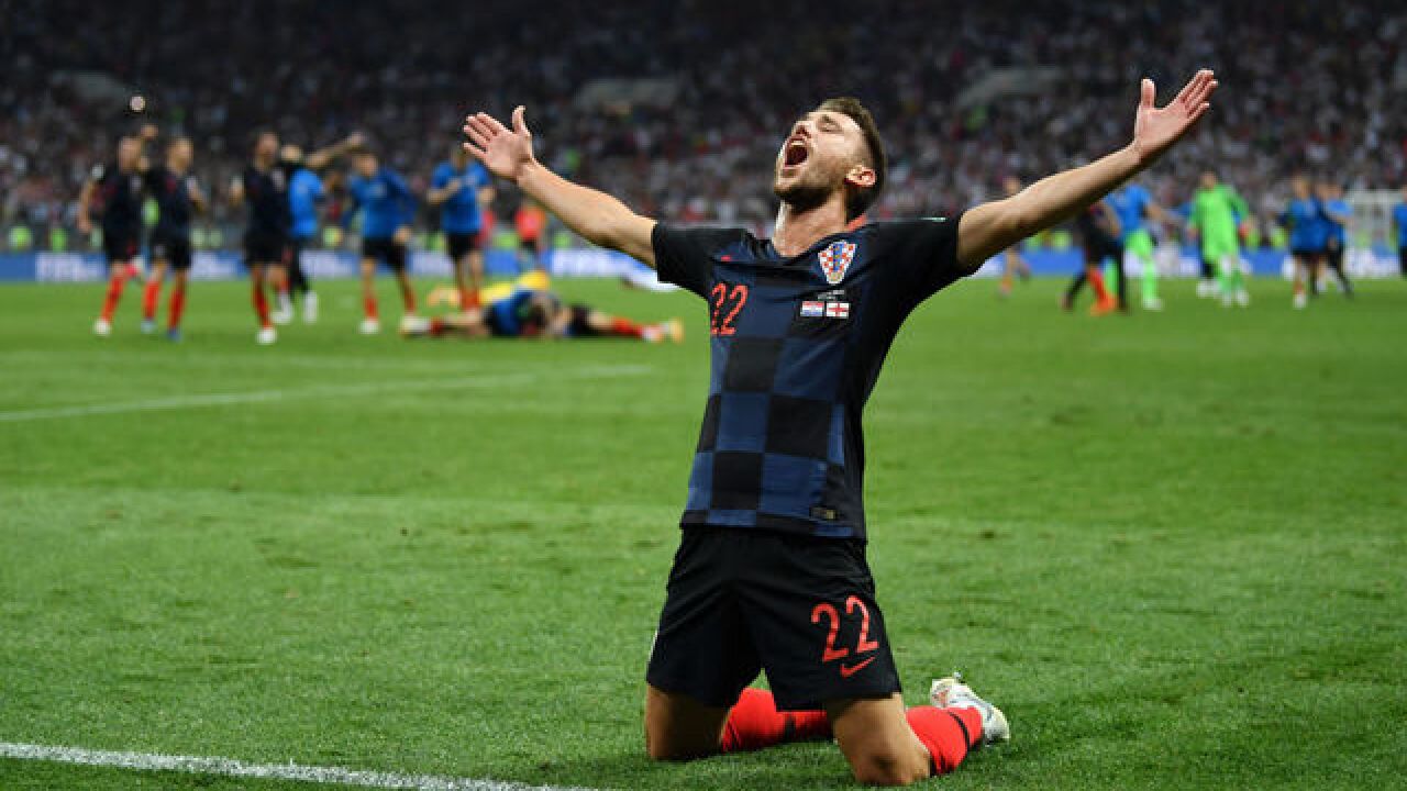 Croatia reaches World Cup for 1st time, beats England 2-1